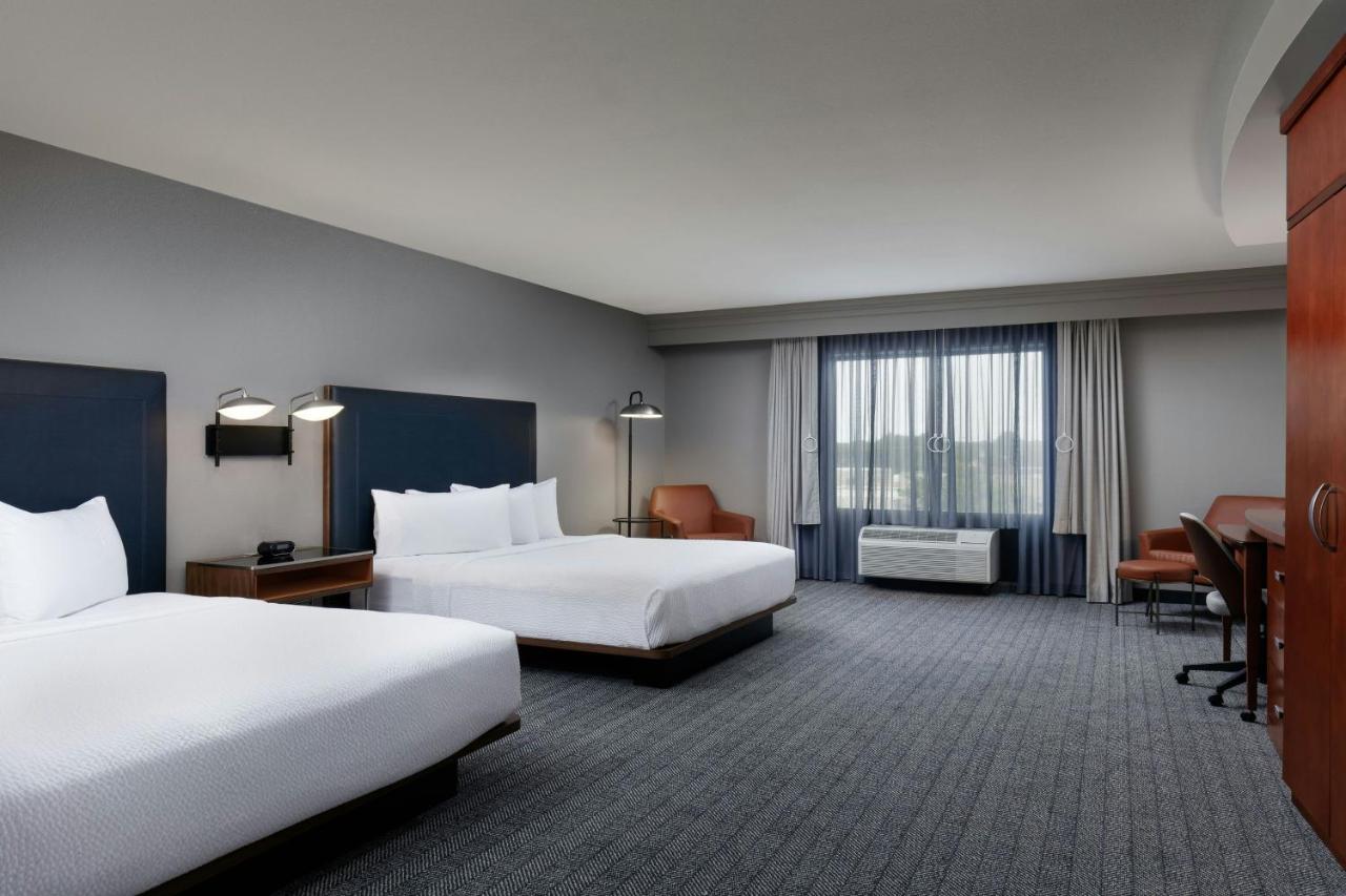 Large Queen Room with Two Queen Beds at Courtyard by Marriott Wichita At Old Town