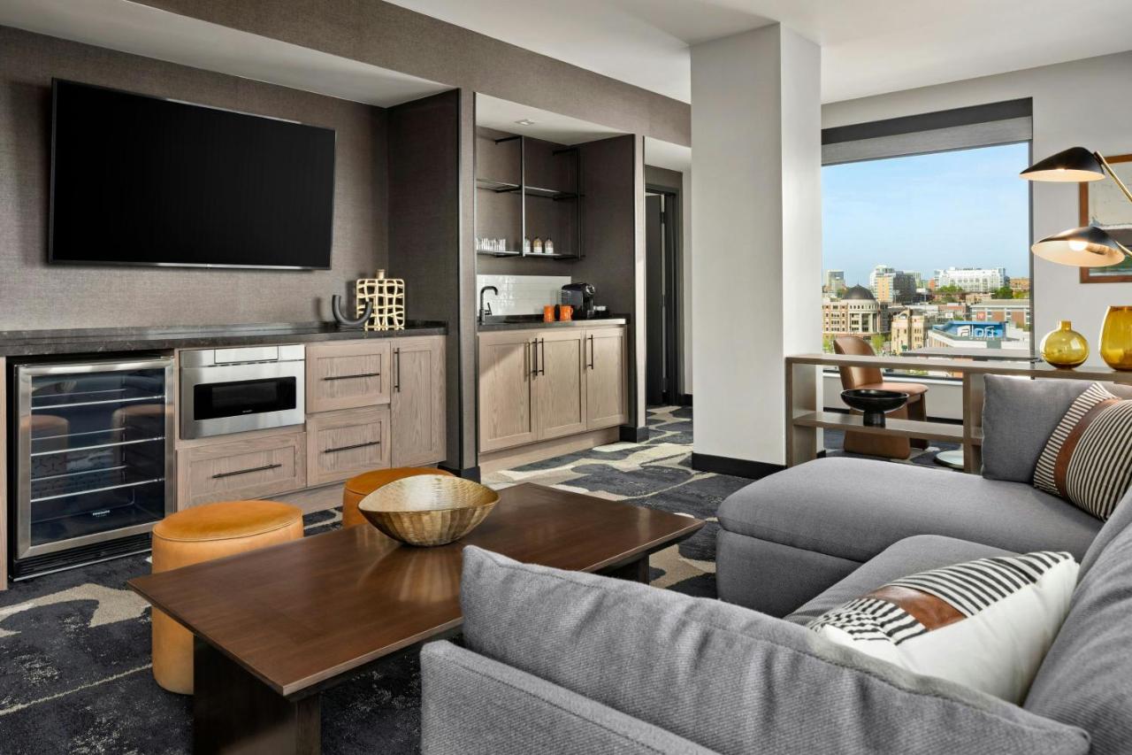 One-Bedroom King Suite with Sofa Bed and City View at The Trade, Autograph Collection