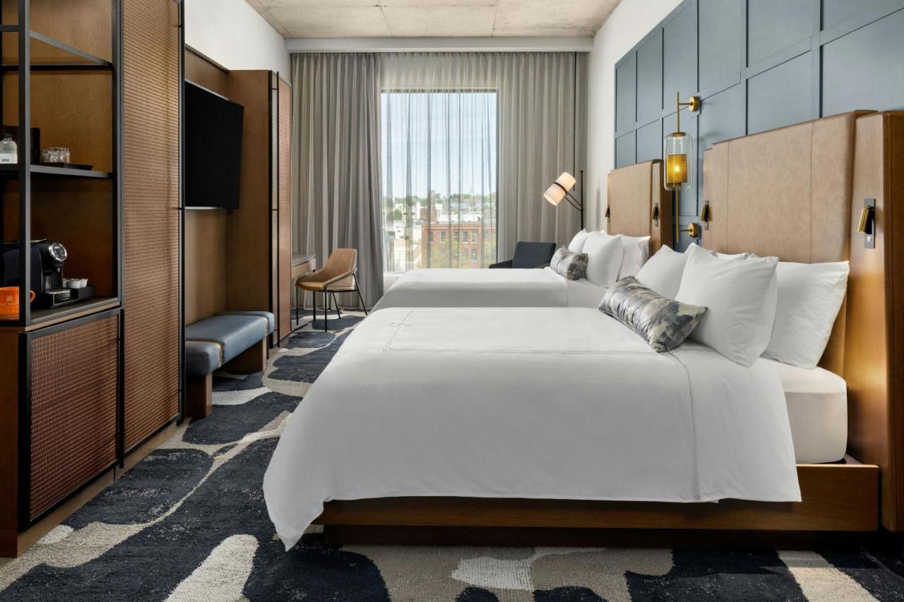 Queen Room with Two Queen Beds and City View at The Trade, Autograph Collection