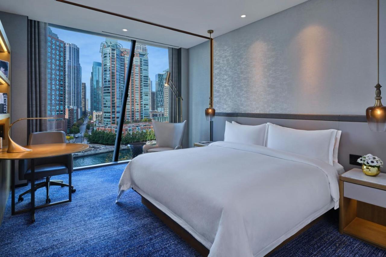 Deluxe King Room with River View at The St. Regis Chicago