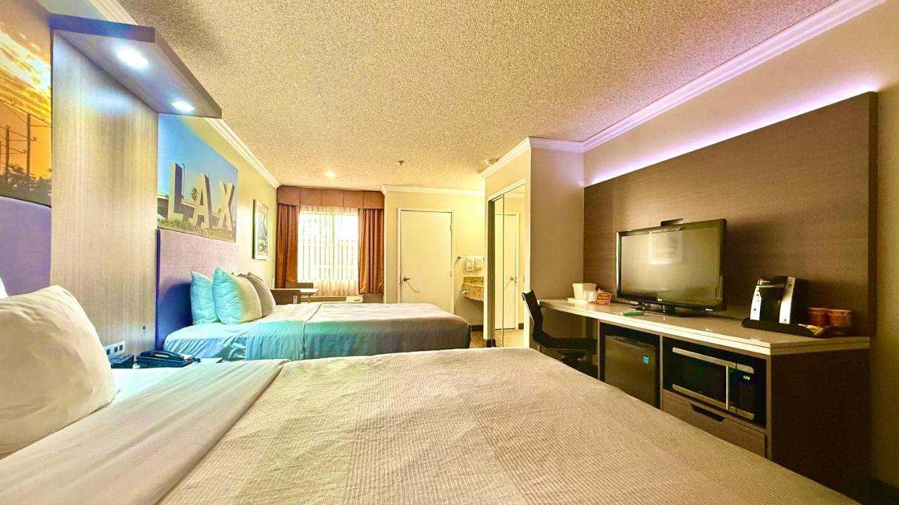 Standard Room, 2 Queen Beds, Non Smoking at Quality Inn & Suites Los Angeles Airport - Stadium District
