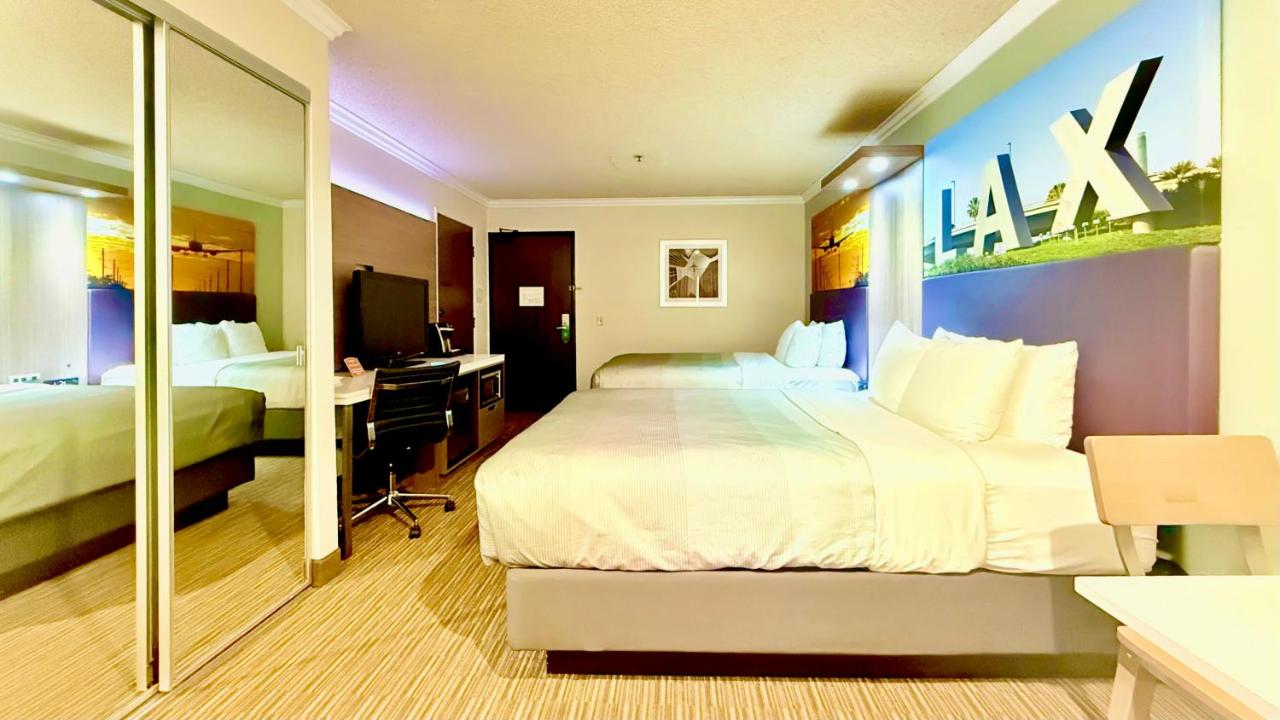 Standard Room, 2 Queen Beds, Non Smoking at Quality Inn & Suites Los Angeles Airport - Stadium District