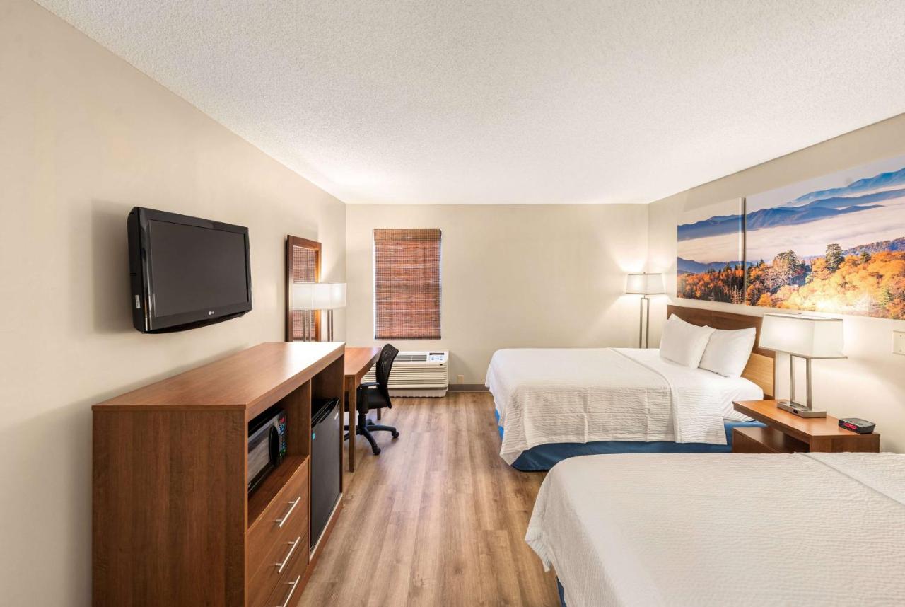 Double Room with Two Double Beds - Non-Smoking at Days Inn by Wyndham Raleigh-Airport-Research Triangle Park