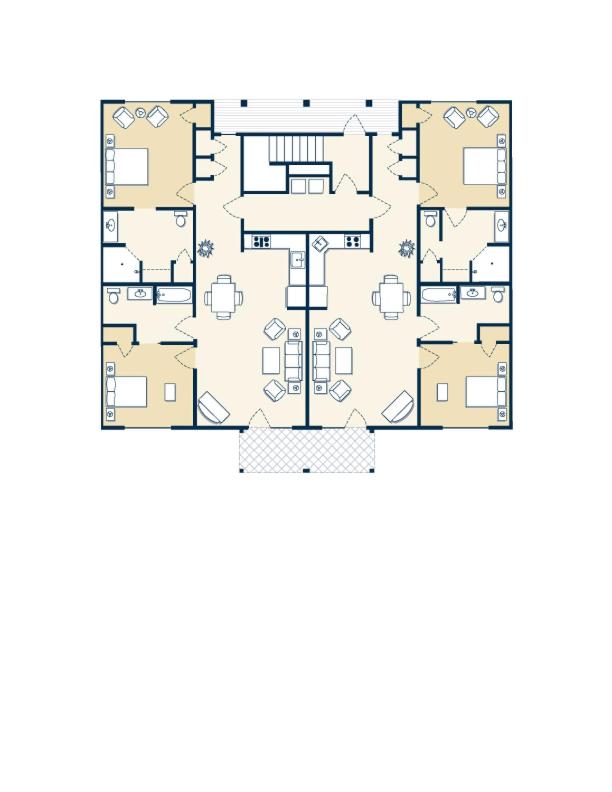 Two-Bedroom Apartment at The Colonies at Williamsburg