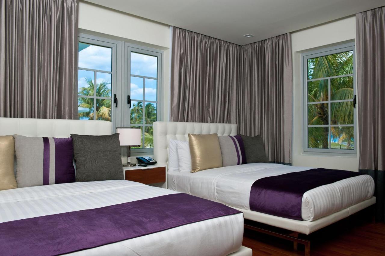 Queen Room with Two Queen Beds at Leslie Hotel Ocean Drive
