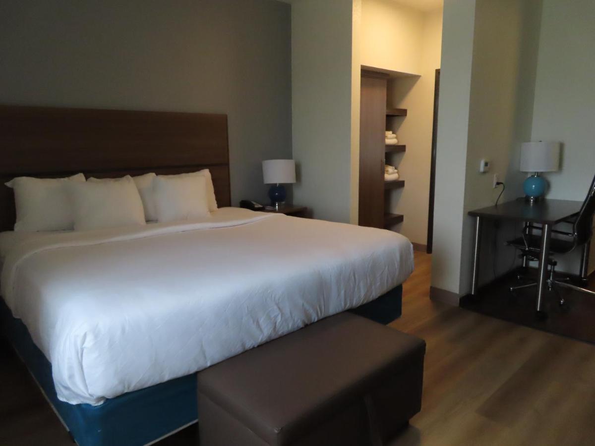 King Suite with Roll-In Shower - Accessible/Non-Smoking at MainStay Suites Denver International Airport