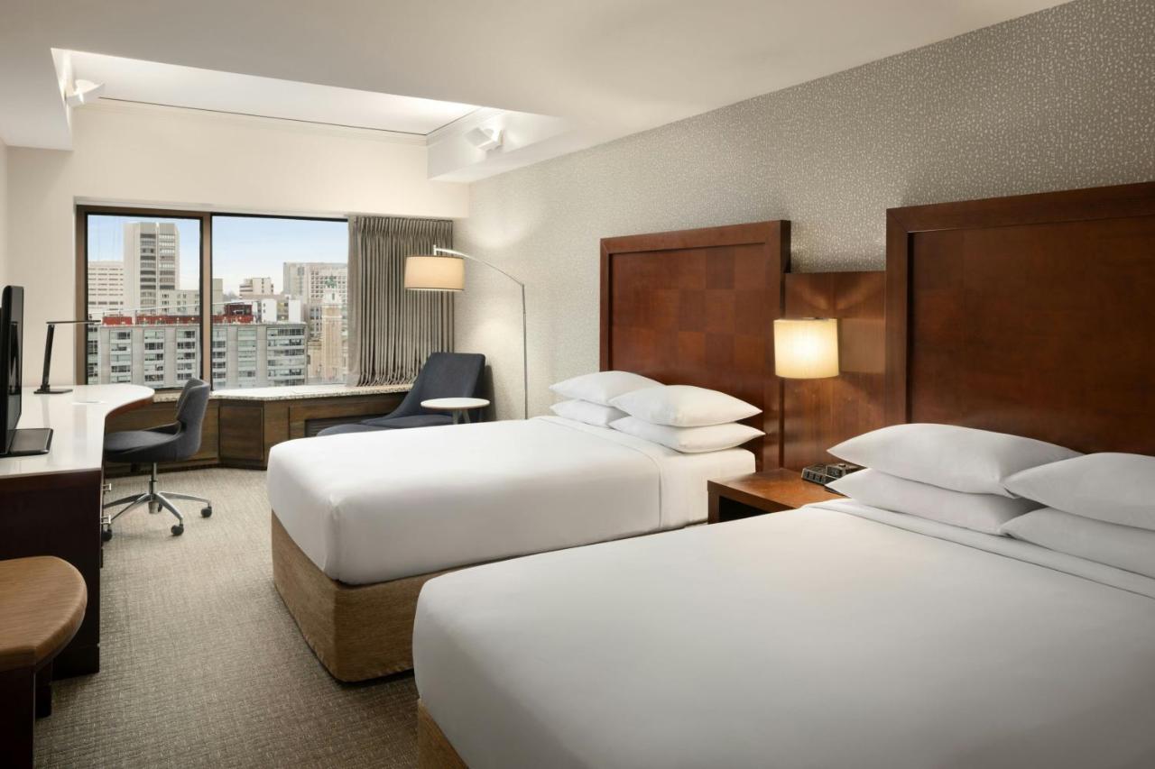 Guest Room with Two Double Beds and City View at Renaissance Seattle Hotel