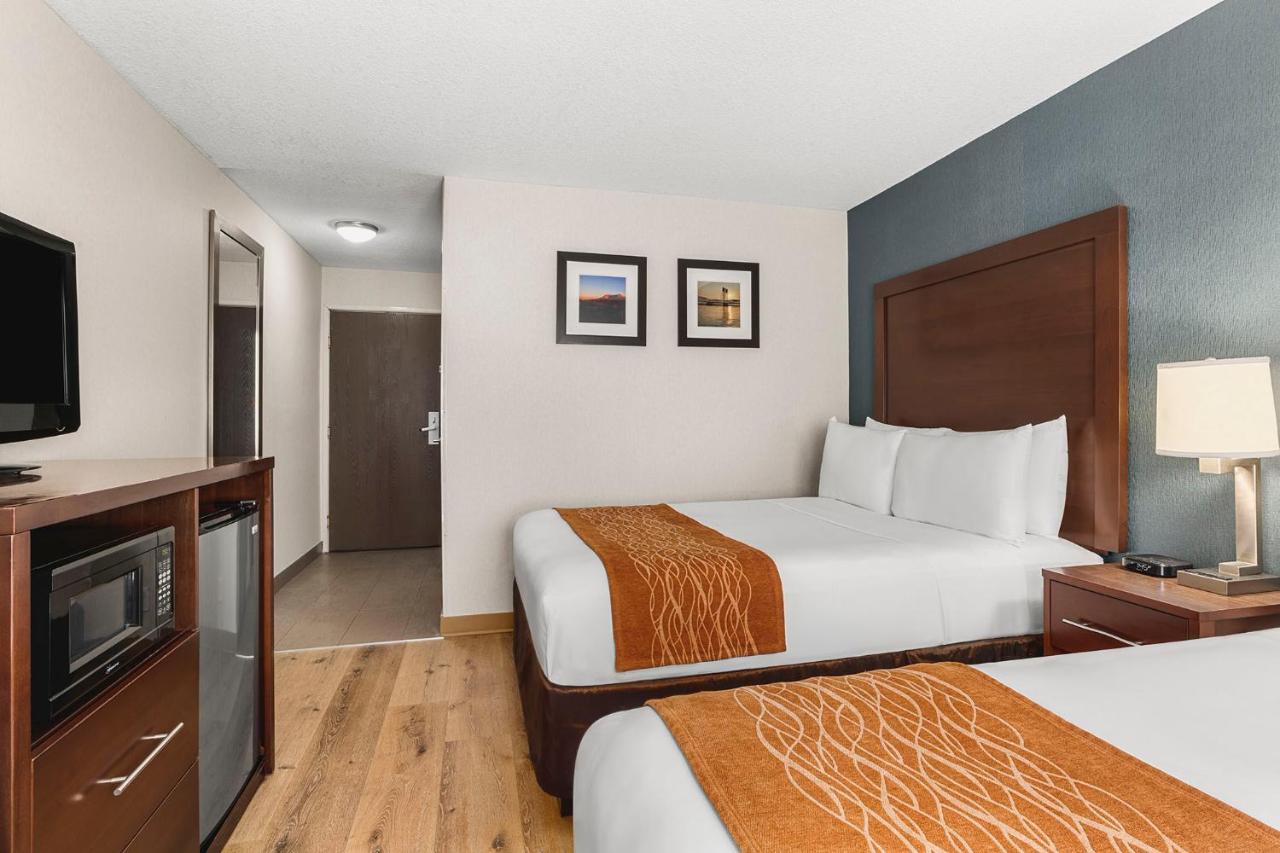 Standard Double Room with Two Double Beds at Comfort Inn & Suites Vancouver Downtown City Center