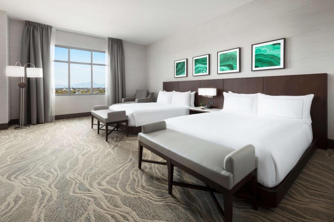 Queen Room with Two Queen Beds and Balcony - Mobility Accessible at DoubleTree by Hilton Tucson Downtown Convention Center