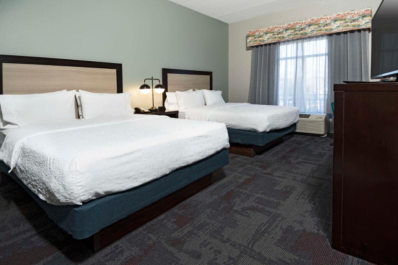 Queen Room with Two Queen Beds - Hearing Accessible - Non-Smoking at Hampton Inn & Suites Raleigh Downtown