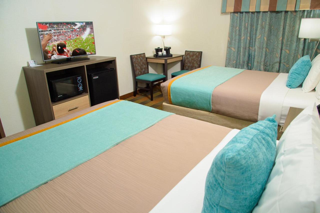 Queen Room with Two Queen Beds at Pigeon River Inn