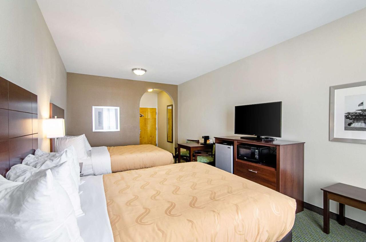 Queen Room with Two Queen Beds - Non-Smoking at Quality Inn & Suites Near Tanger Outlet Mall