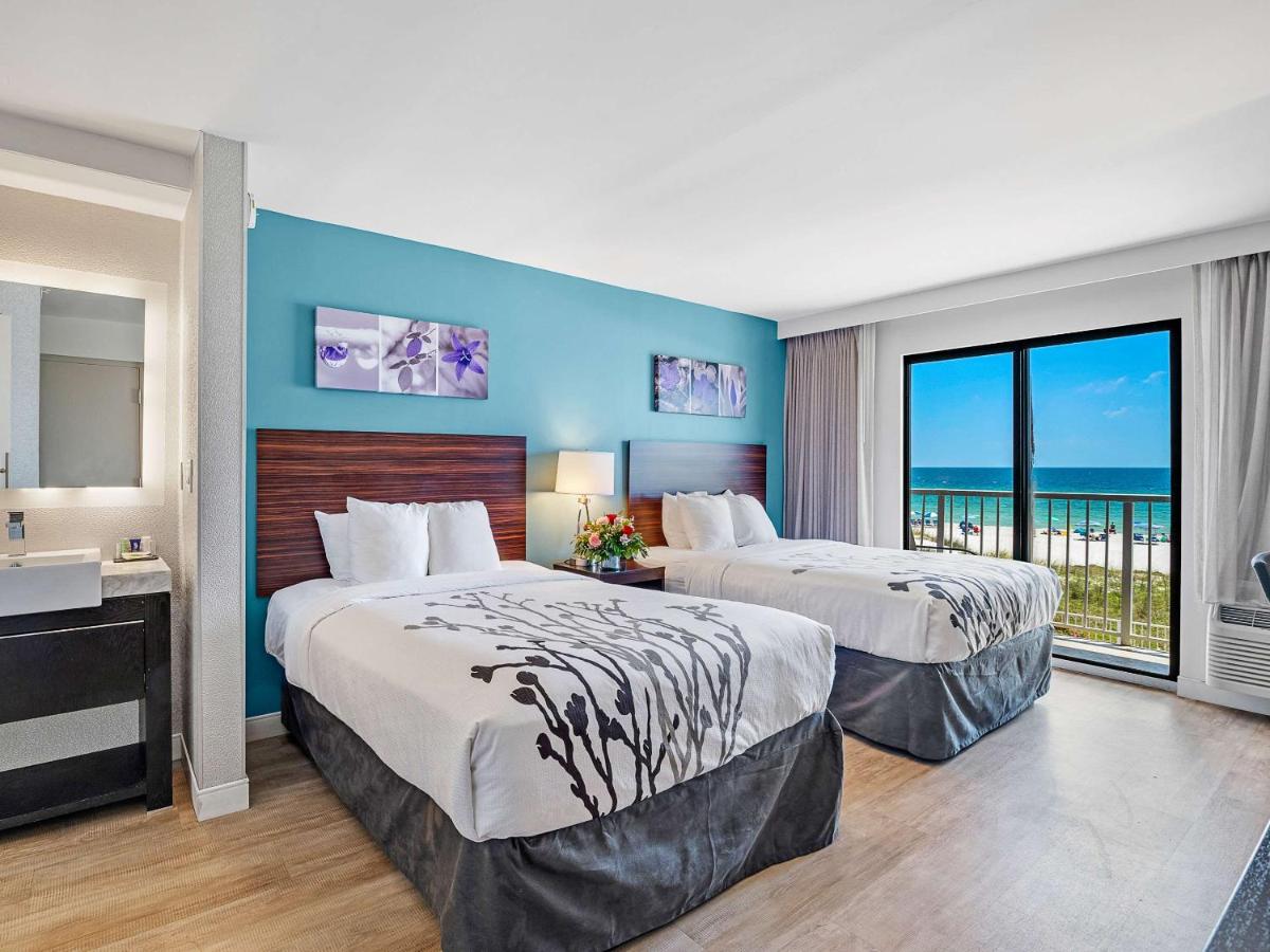 Standard Room with Two Double Beds and Gulf View at Sleep Inn Orange Beach
