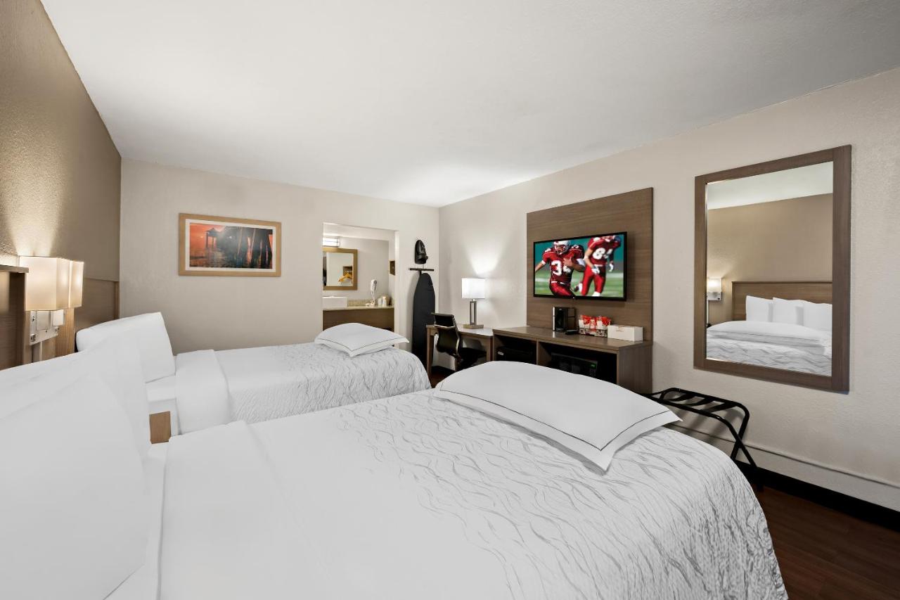 Premium Room with Two Double Beds Smoke Free (Upgraded Bedding & Snack) at Red Roof Inn PLUS+ & Suites Naples Downtown-5th Ave S