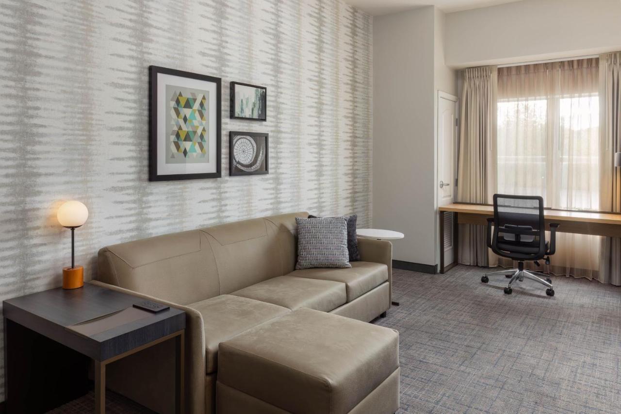 One-Bedroom King Suite with Sofa Bed and Fireplace at Residence Inn Providence Coventry
