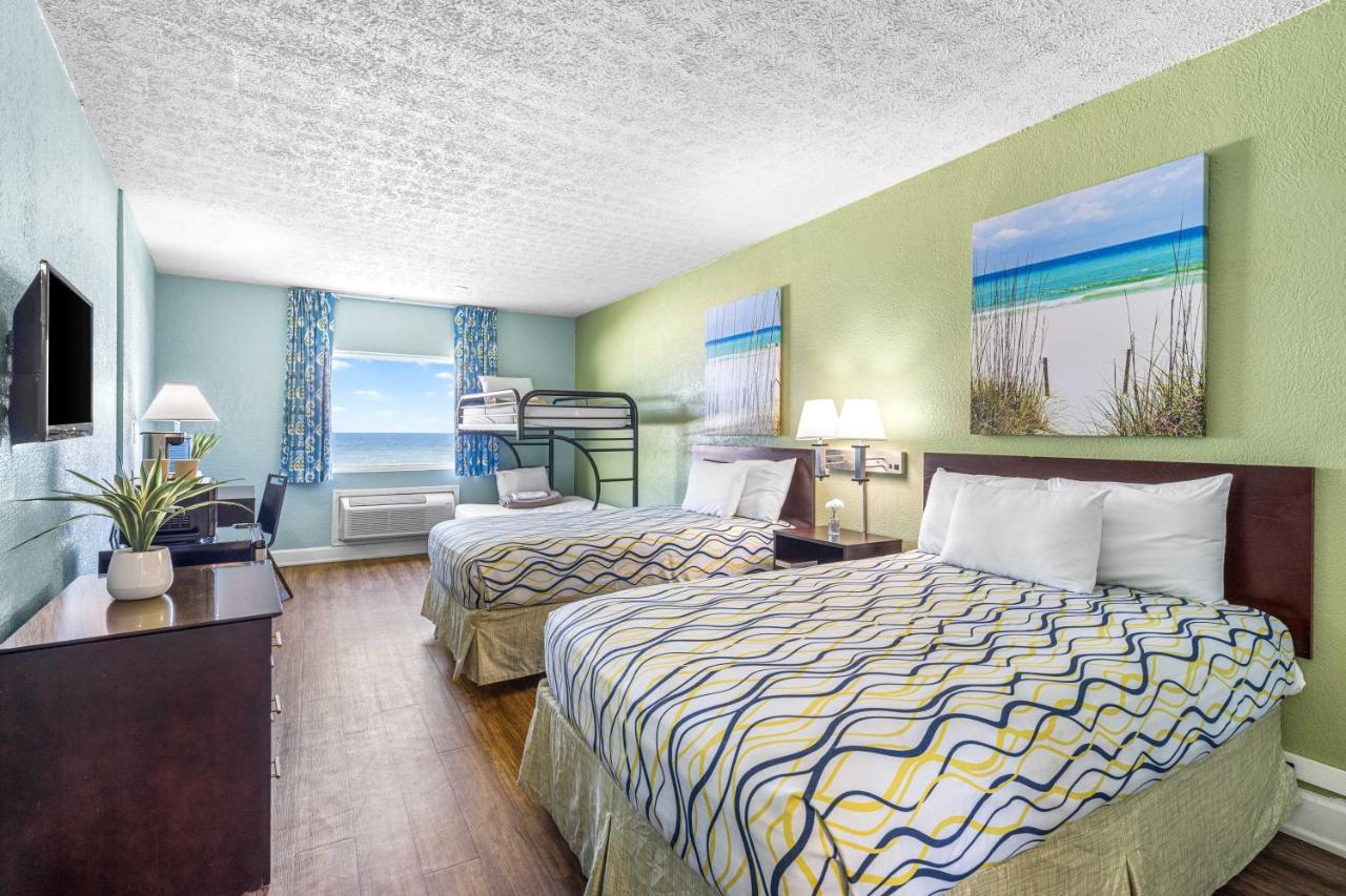 Standard Double Room with Futon and Bunk Beds - Gulf Side  at Boardwalk Beach Hotel