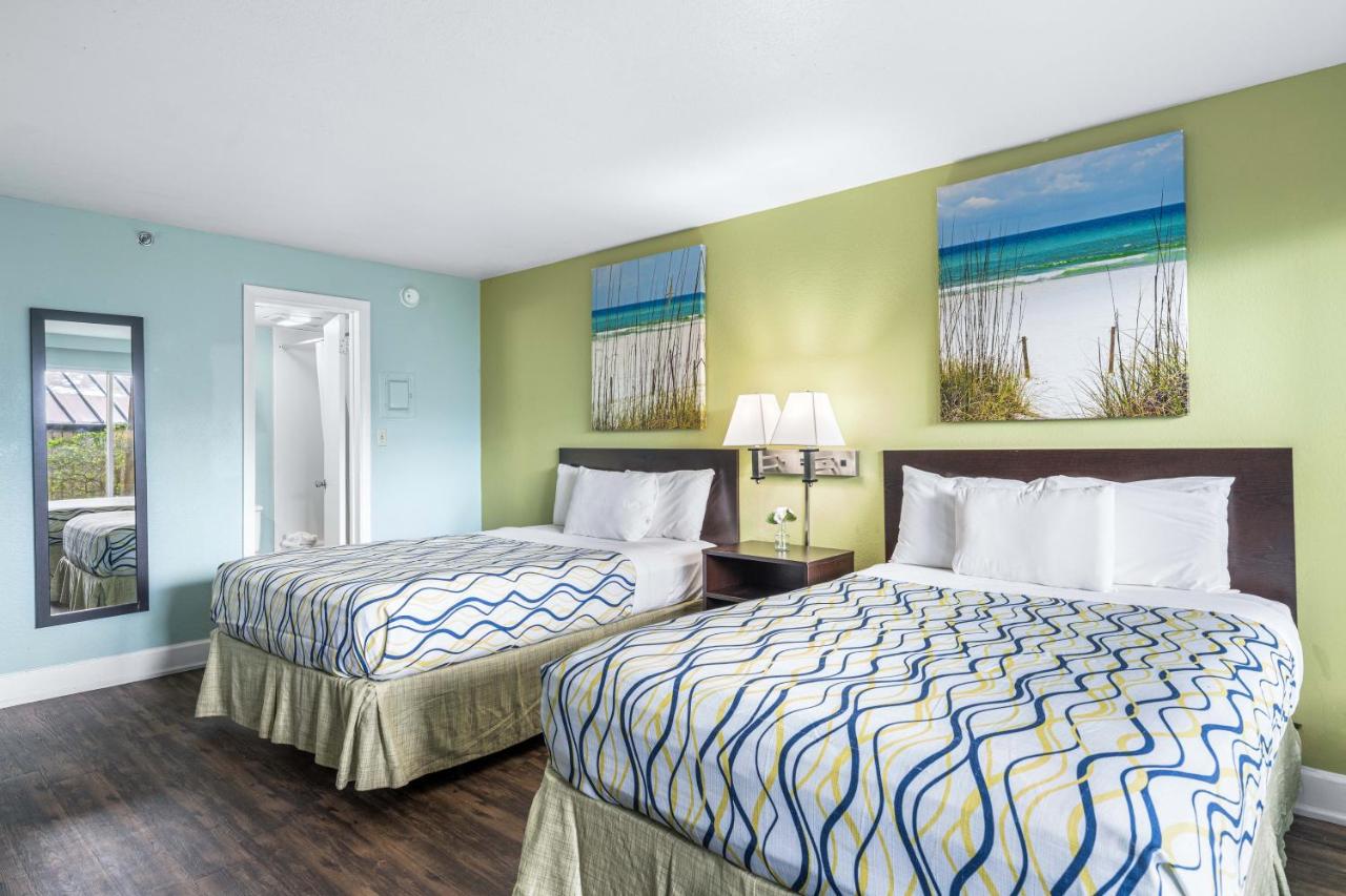 Double Room with Two Double Beds and Hotel View at Boardwalk Beach Hotel