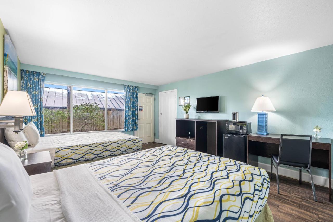 Double Room with Two Double Beds and Hotel View at Boardwalk Beach Hotel