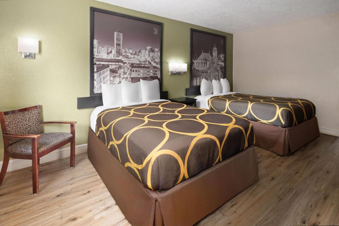 Deluxe Double Room with Two Double Beds - Non-Smoking at Super 8 by Wyndham Richmond Midlothian Turnpike