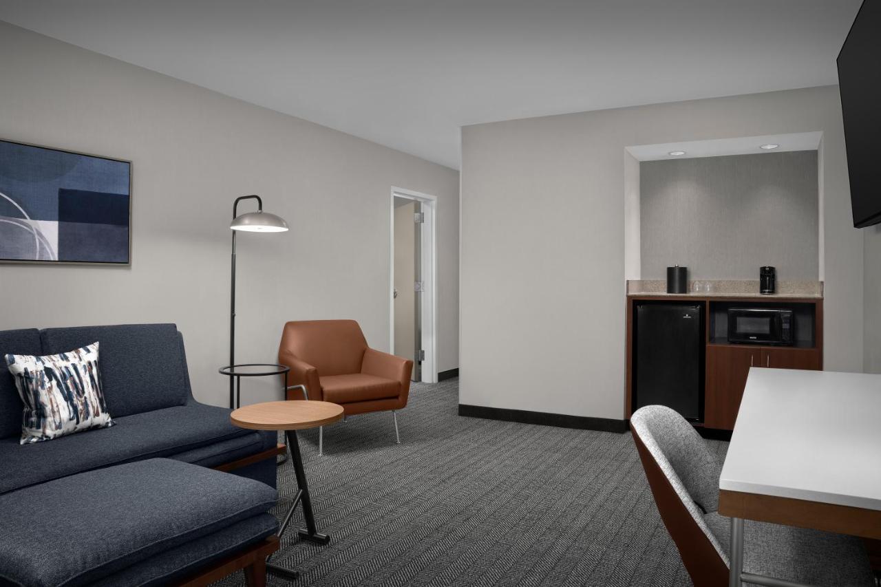One-Bedroom Suite with Two Double Beds at Courtyard by Marriott Spokane Downtown at the Convention Ctr