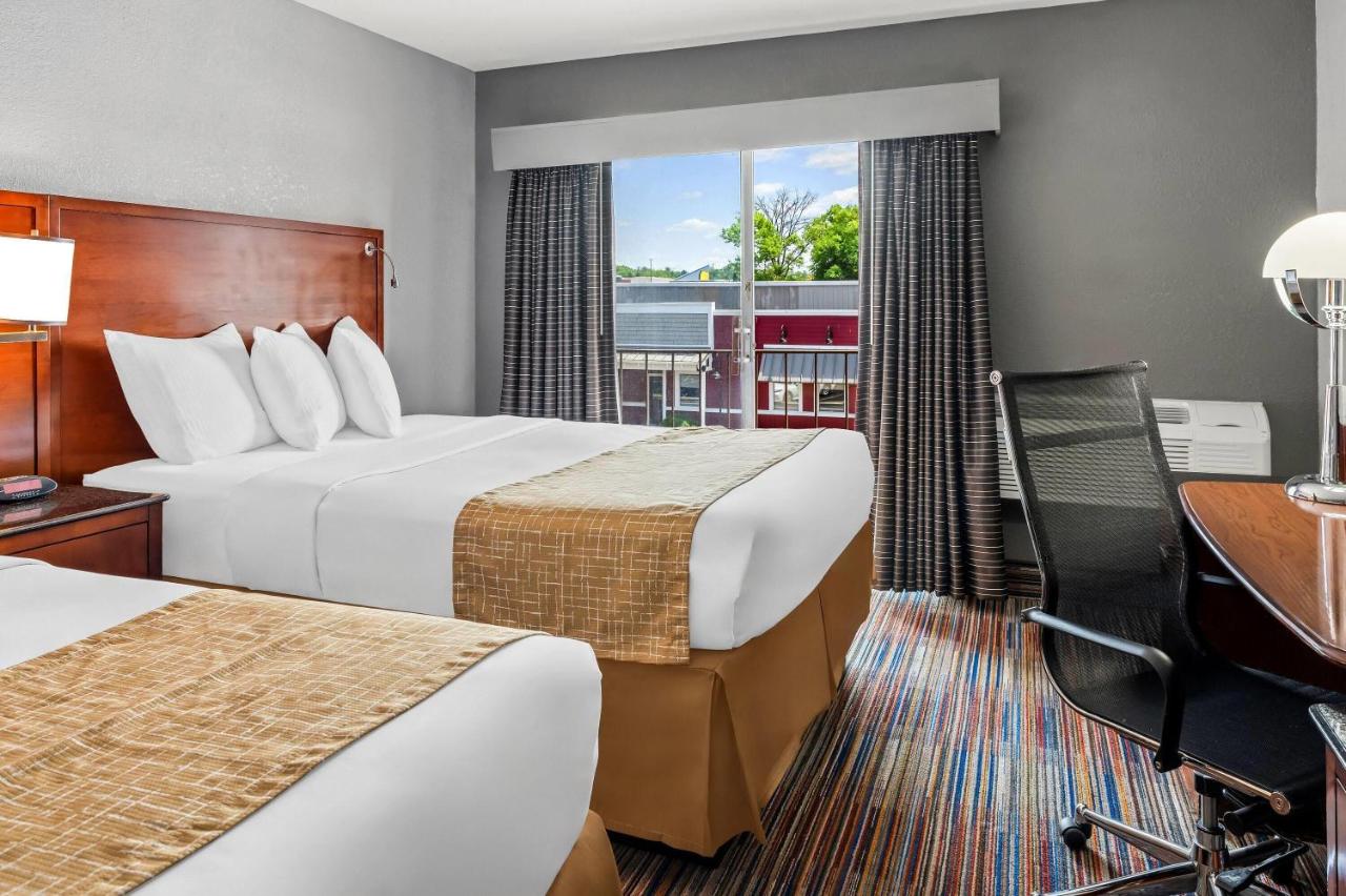 Deluxe Queen Room with Two Queen Beds - Non-Smoking at Travelodge by Wyndham Bloomington
