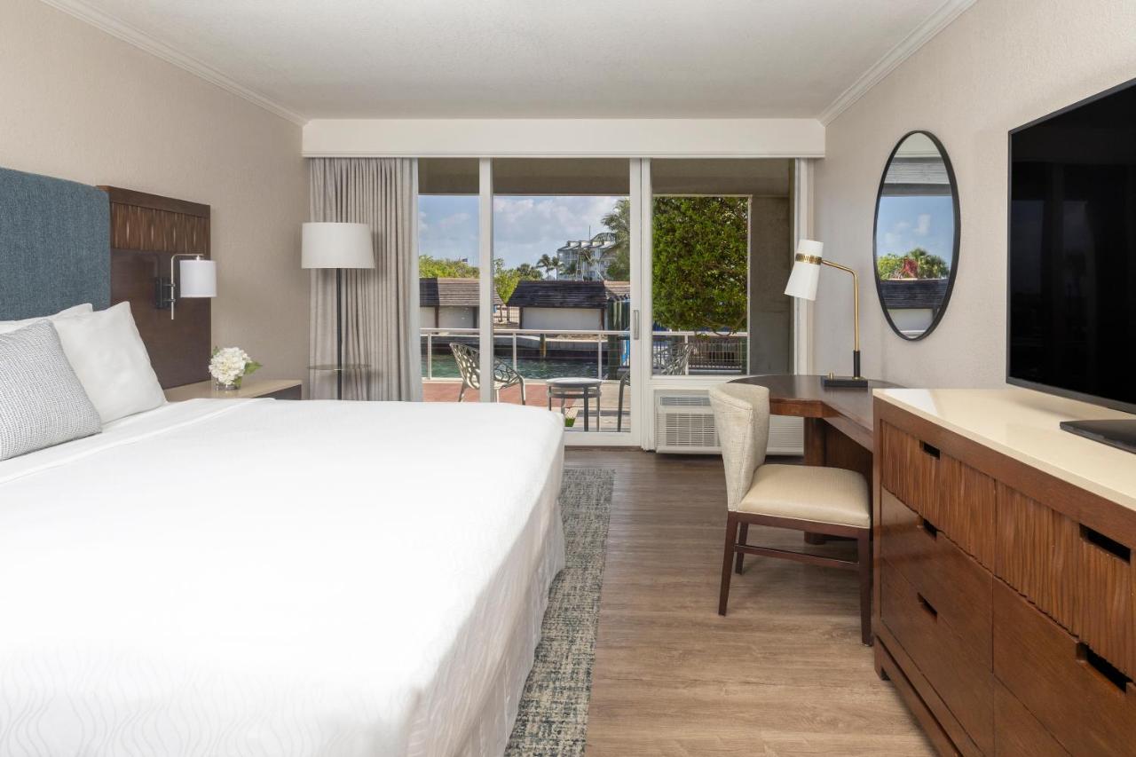 Mobility Accessible Traditional Room with King Bed and Roll-In Shower at Sunset Key Cottages
