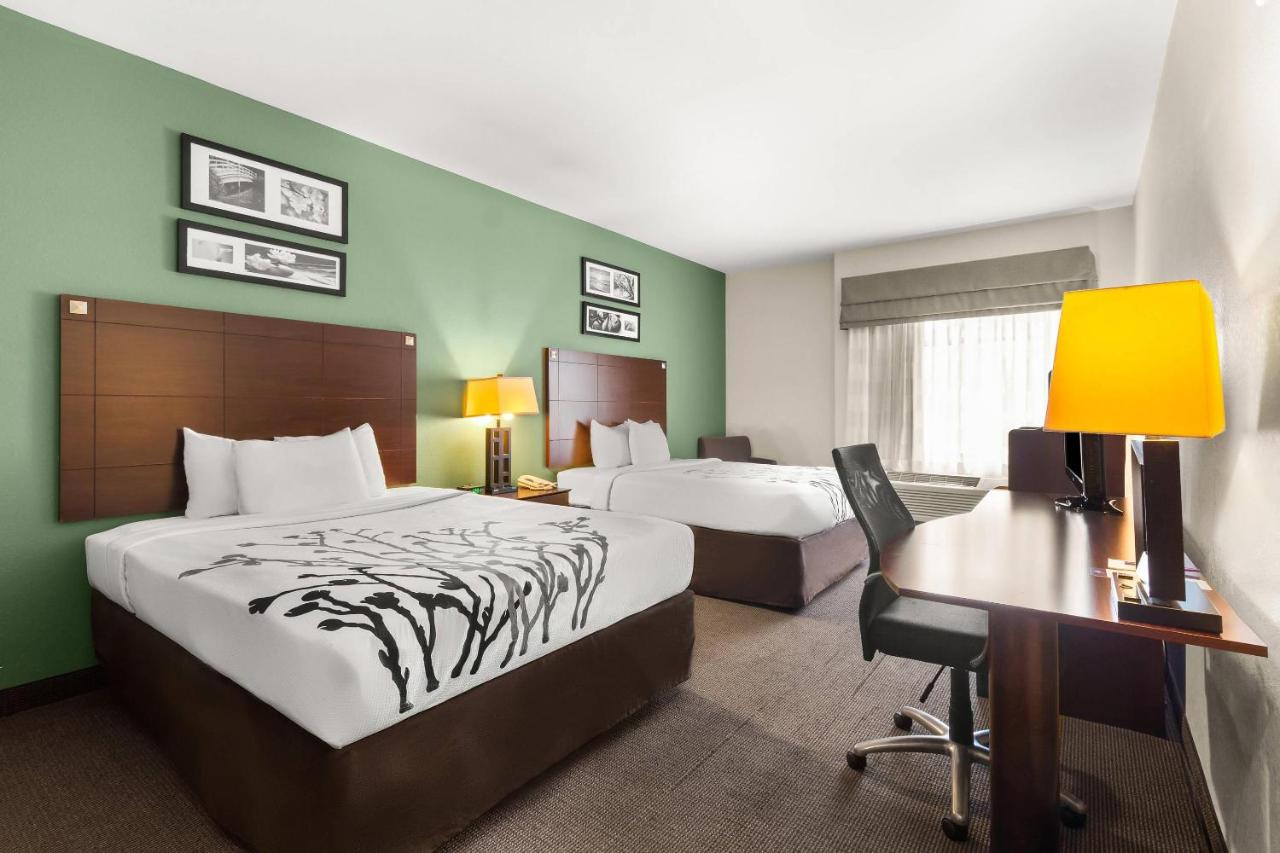 Standard Queen Room with Two Queen Beds - Non Smoking at Sleep Inn & Suites Bush Intercontinental - IAH East