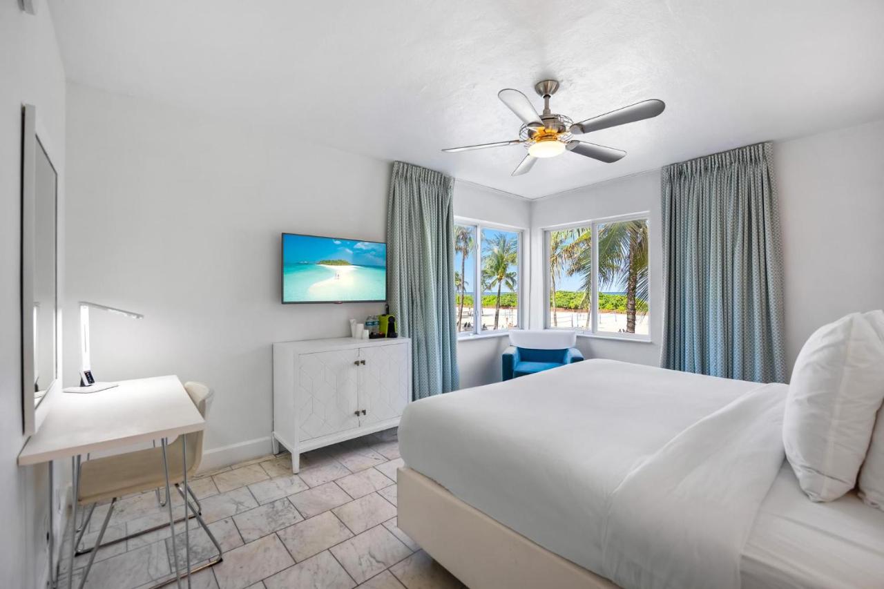 King Room with Oceanfront View at Beacon Hotel South Beach
