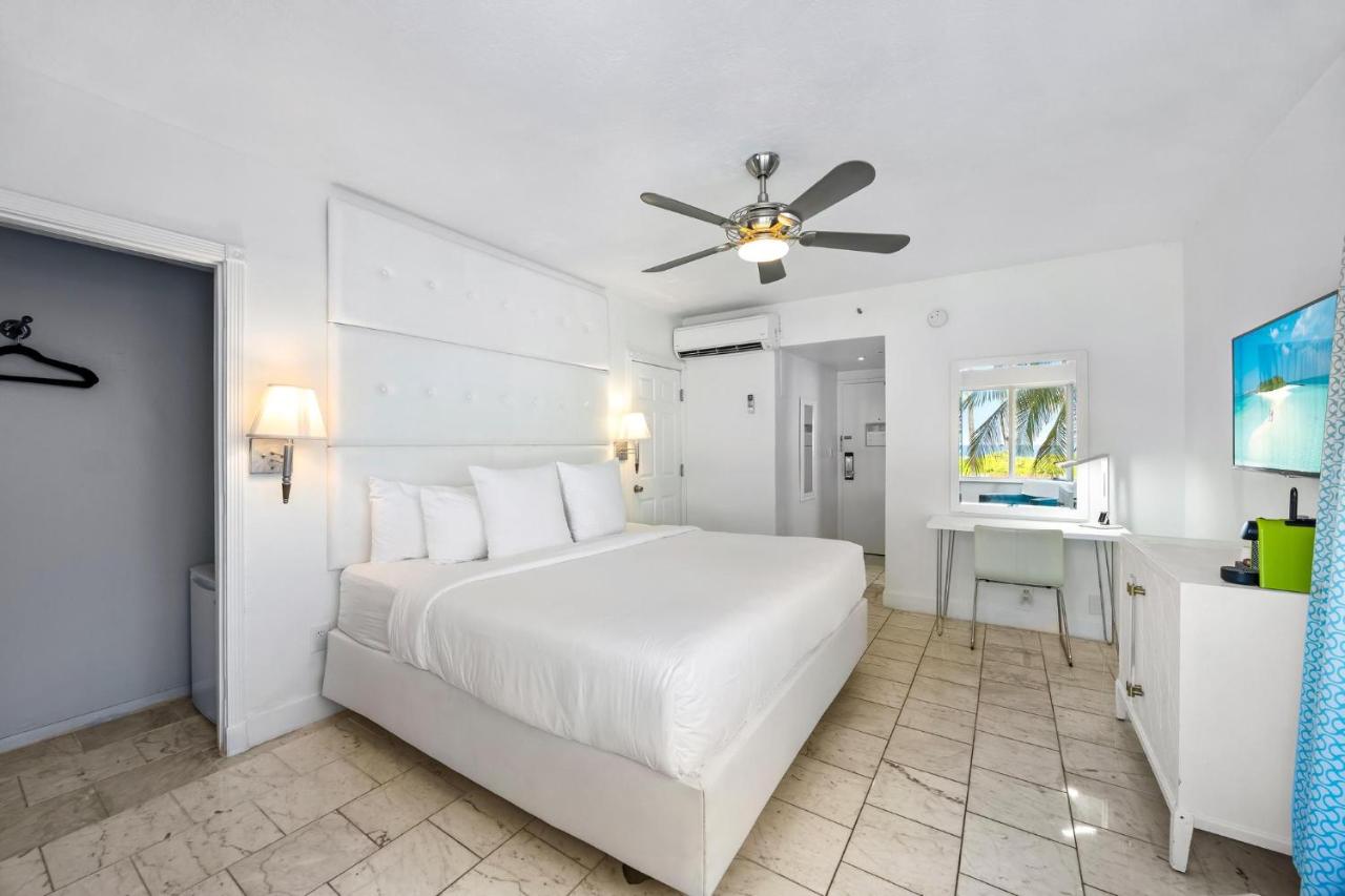 King Room with Oceanfront View at Beacon Hotel South Beach