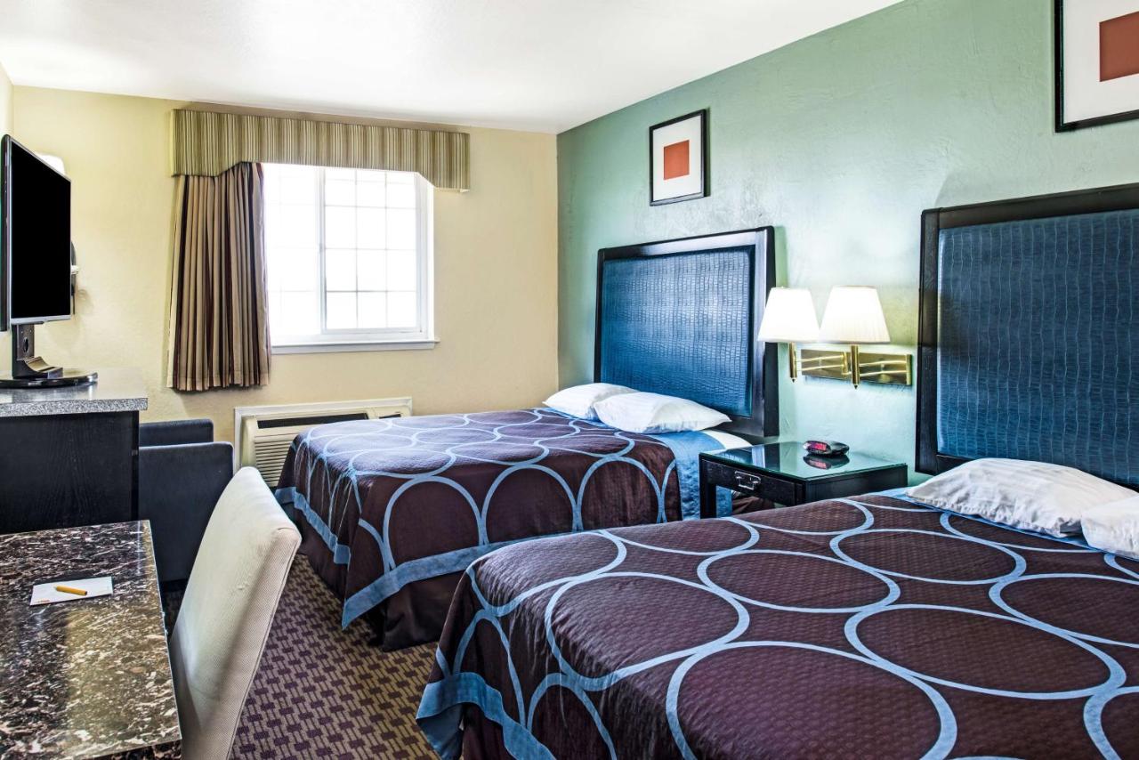 Queen Room with Two Queen Beds - Non-Smoking at Super 8 by Wyndham Sacramento/Florin Rd