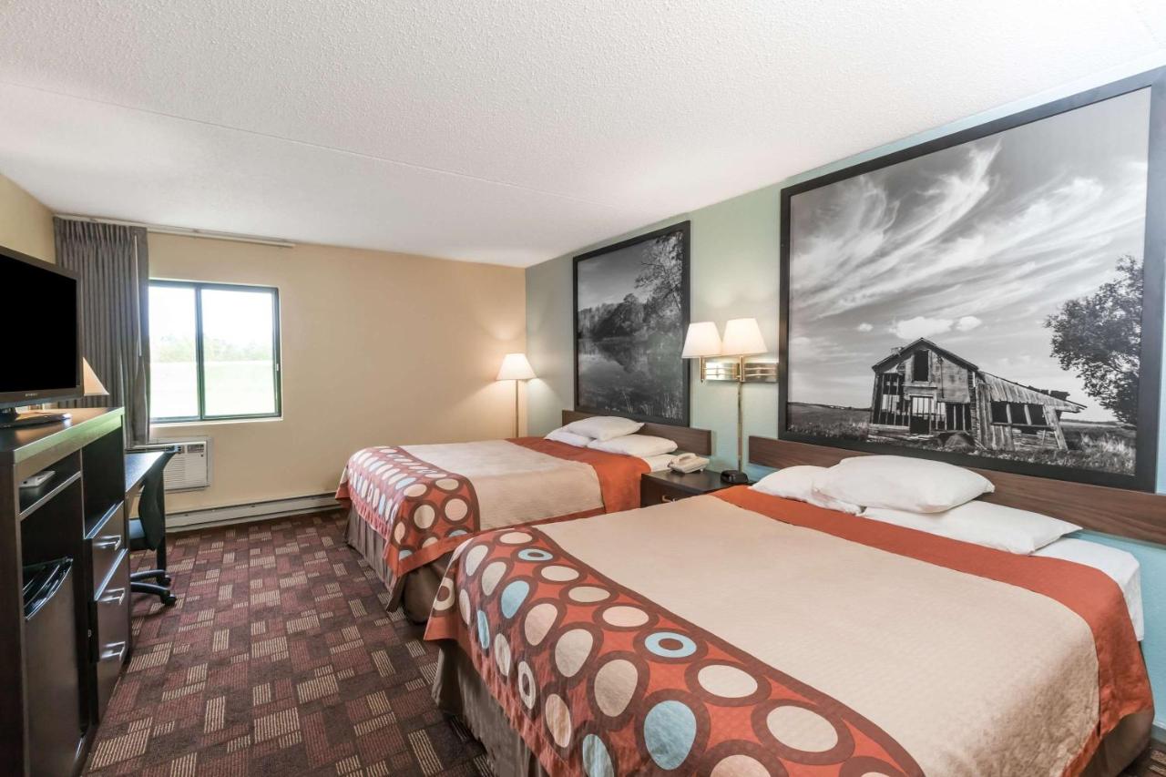 Queen Room with Two Queen Beds - Pet Friendly/Non-Smoking at Super 8 by Wyndham Luverne