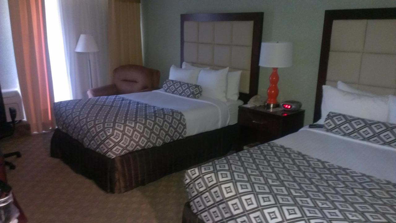 Double Room with Two Double Beds and Pool View - Non-Smoking at Wyndham Houston near NRG Park/Medical Center