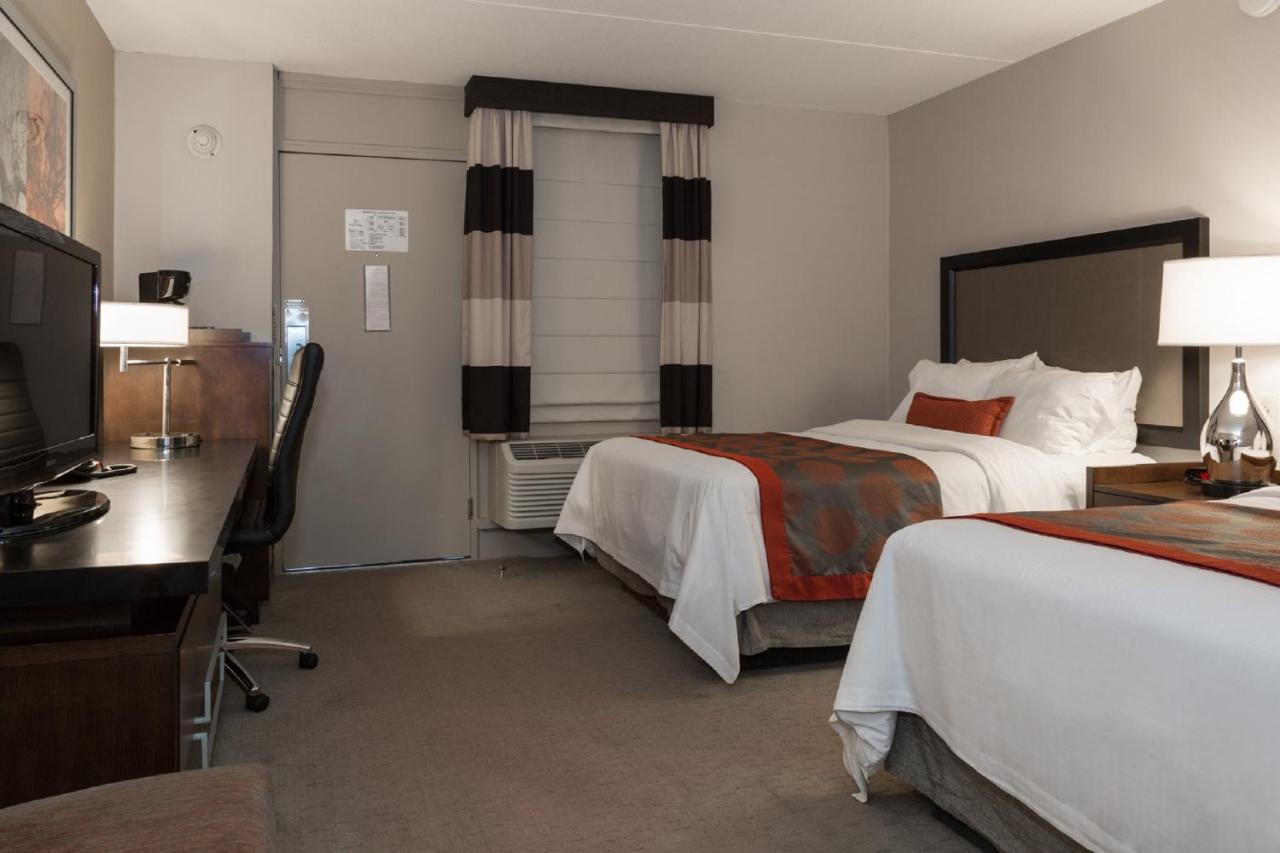 Double Room with Two Double Beds and Pool View - Non-Smoking at Ramada by Wyndham Boston