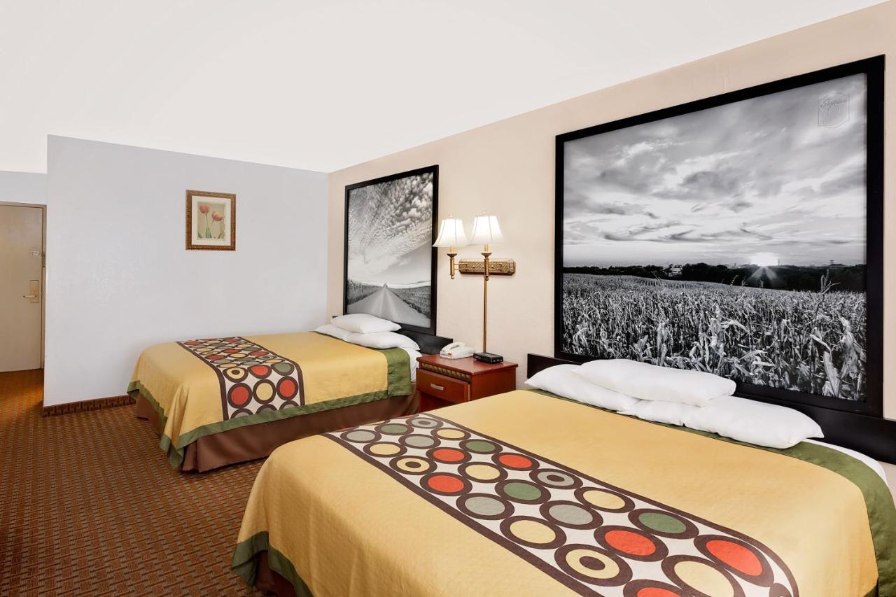 Queen Room with Two Queen Beds - Disability Access/Non-Smoking at Super 8 by Wyndham Plainview