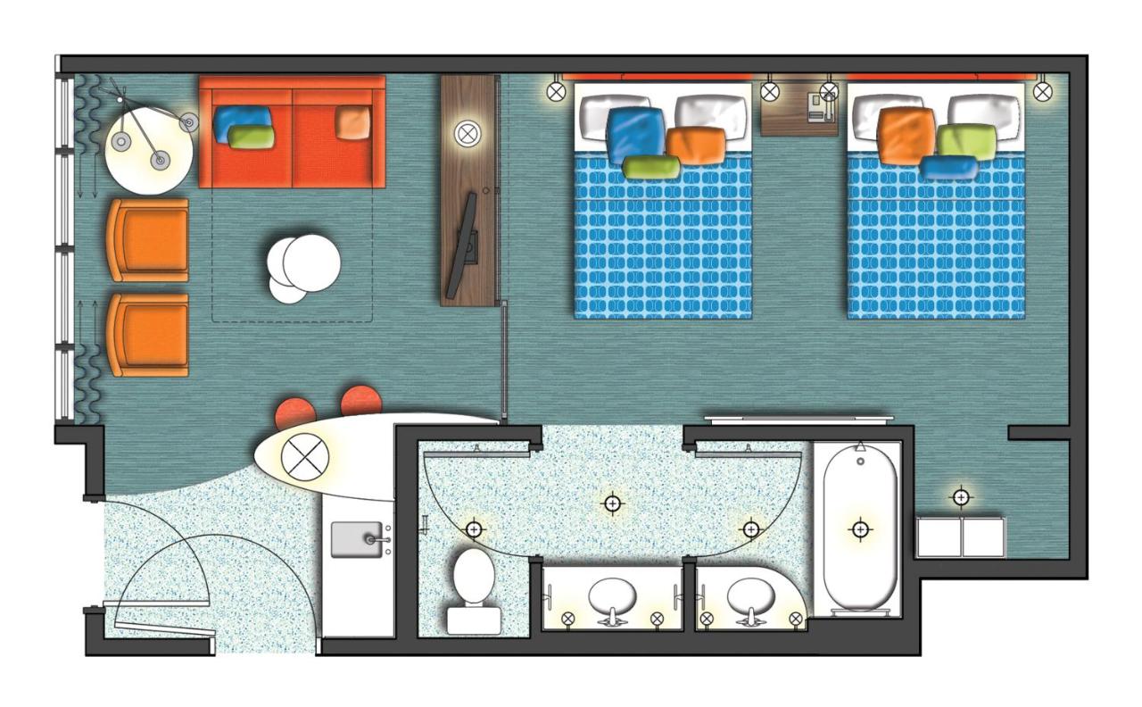 Family Suite - Exterior Entry at Universal's Cabana Bay Beach Resort