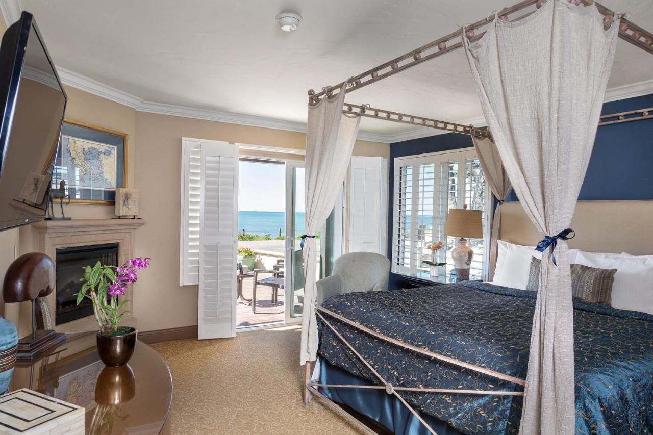 King Ocean View with Patio at Blue Dolphin Inn