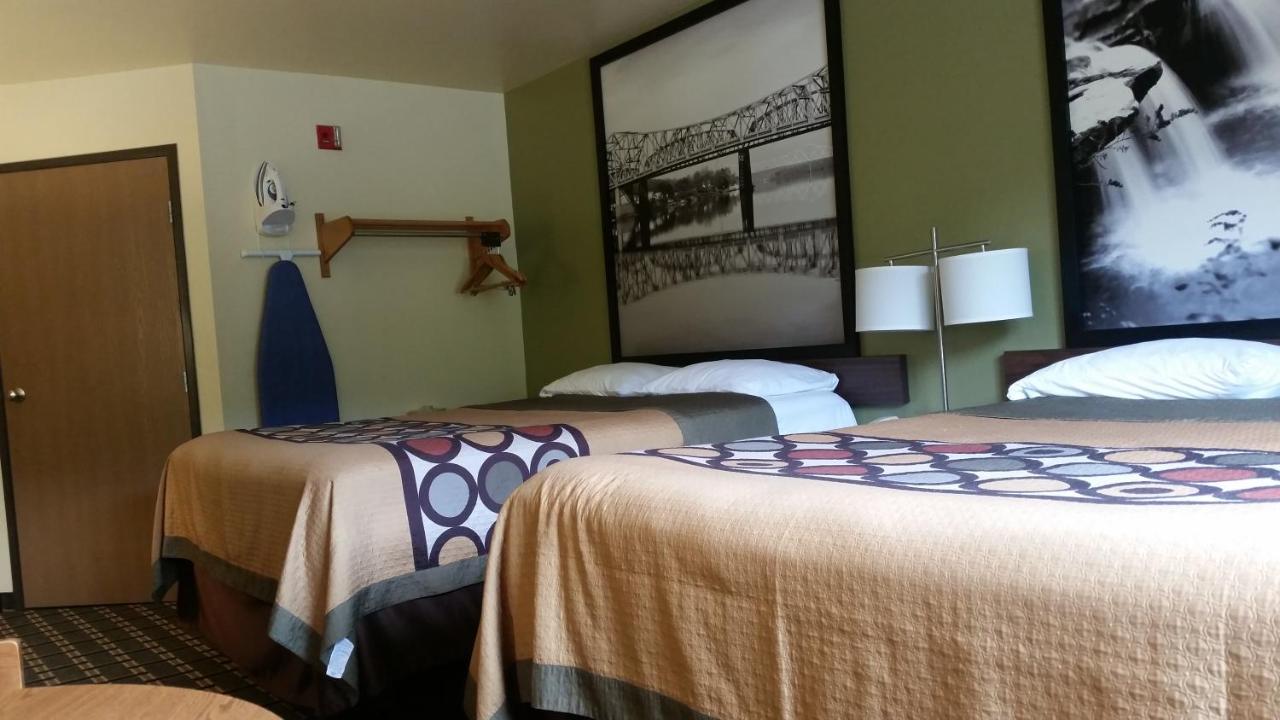 Queen Room with Two Queen Beds - Non-Smoking at Super 8 by Wyndham Wheeling/Saint Clairsville OH Area