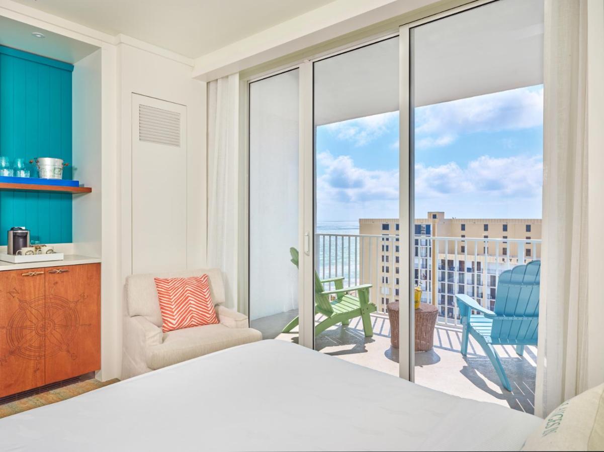Queen Room with Two Queen Beds Partial Ocean View at Margaritaville Hollywood Beach Resort