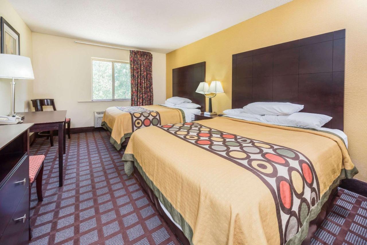Queen Room with Two Queen Beds - Non-Smoking at Super 8 by Wyndham Bloomington