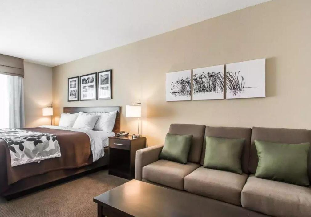 King Suite with Sofa Bed at Sleep Inn & Suites Hannibal West