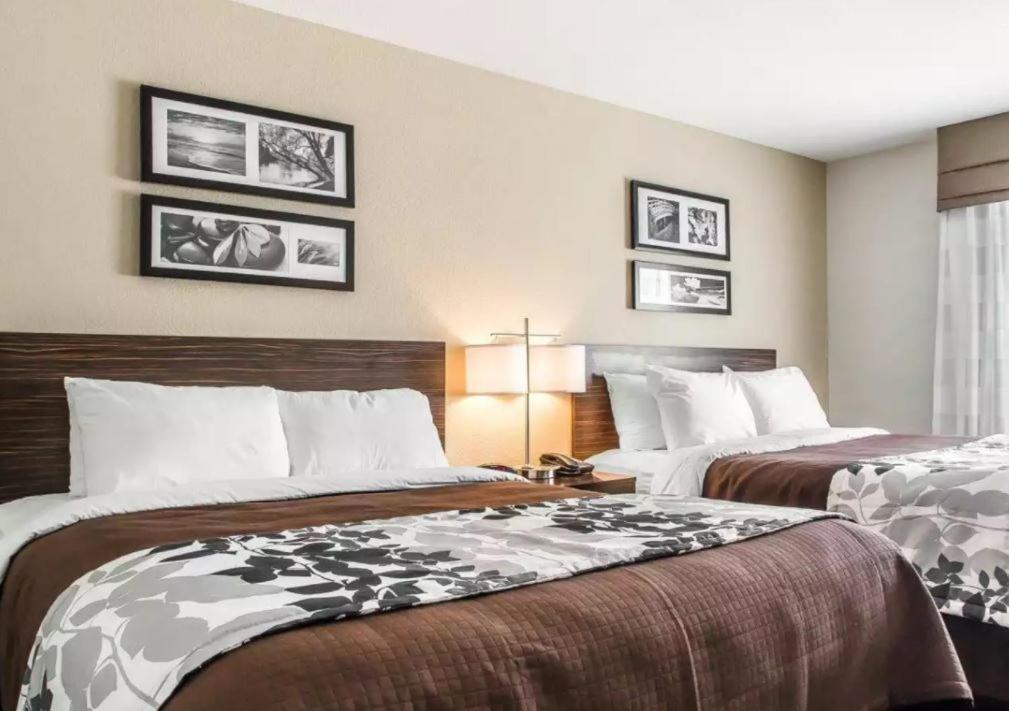 Standard Queen Room with Two Queen Beds at Sleep Inn & Suites Hannibal West