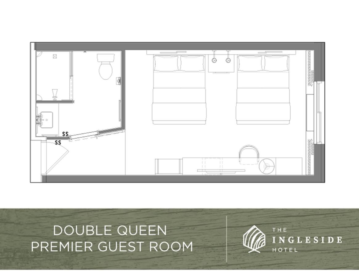 Double Room with Two Double Beds at The Ingleside Hotel