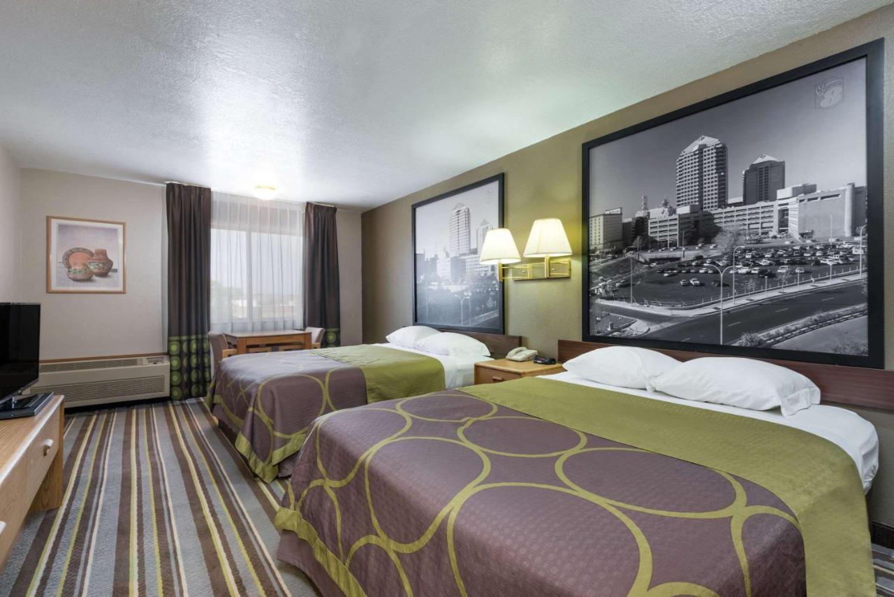 Queen Room with Two Queen Beds - Non-Smoking at Super 8 by Wyndham Bernalillo