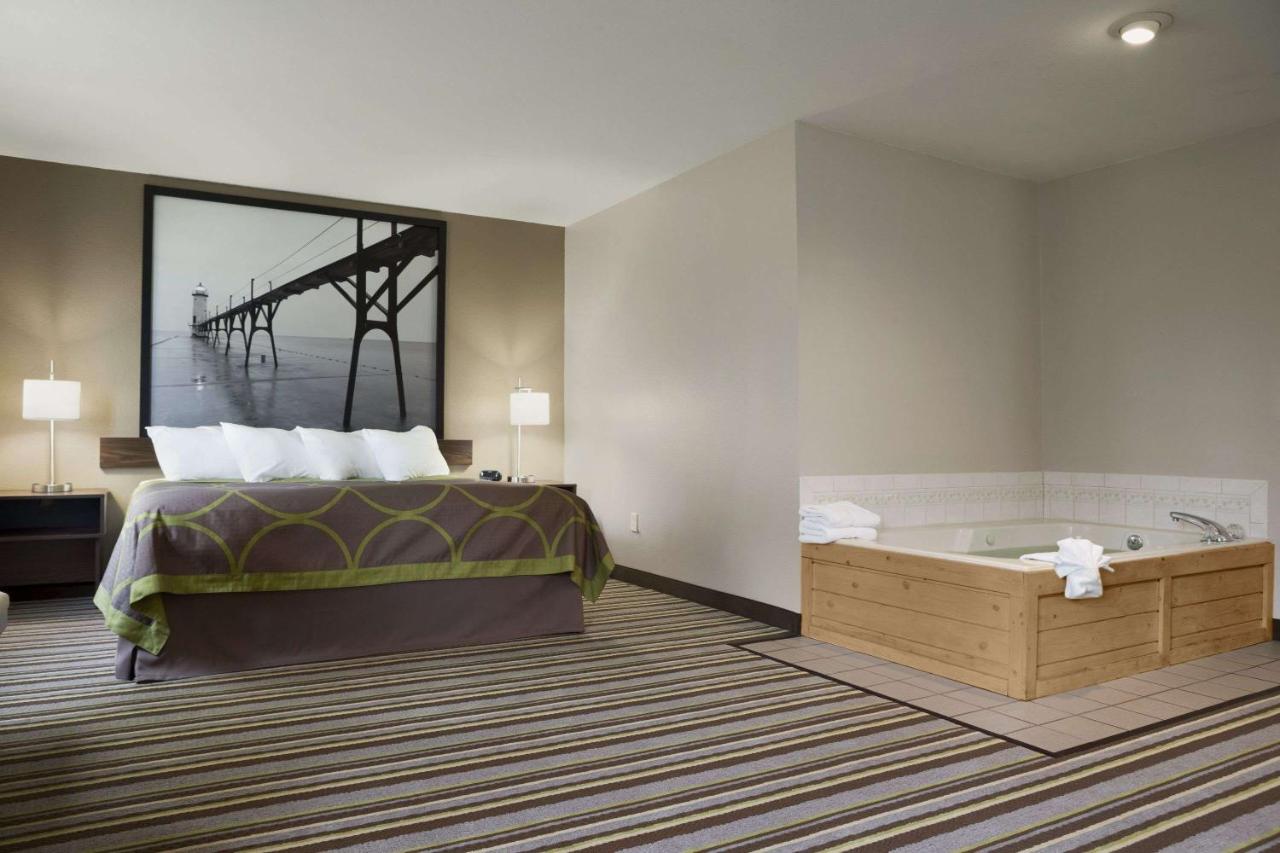 Deluxe King Suite - Non-Smoking at Super 8 by Wyndham Manistee