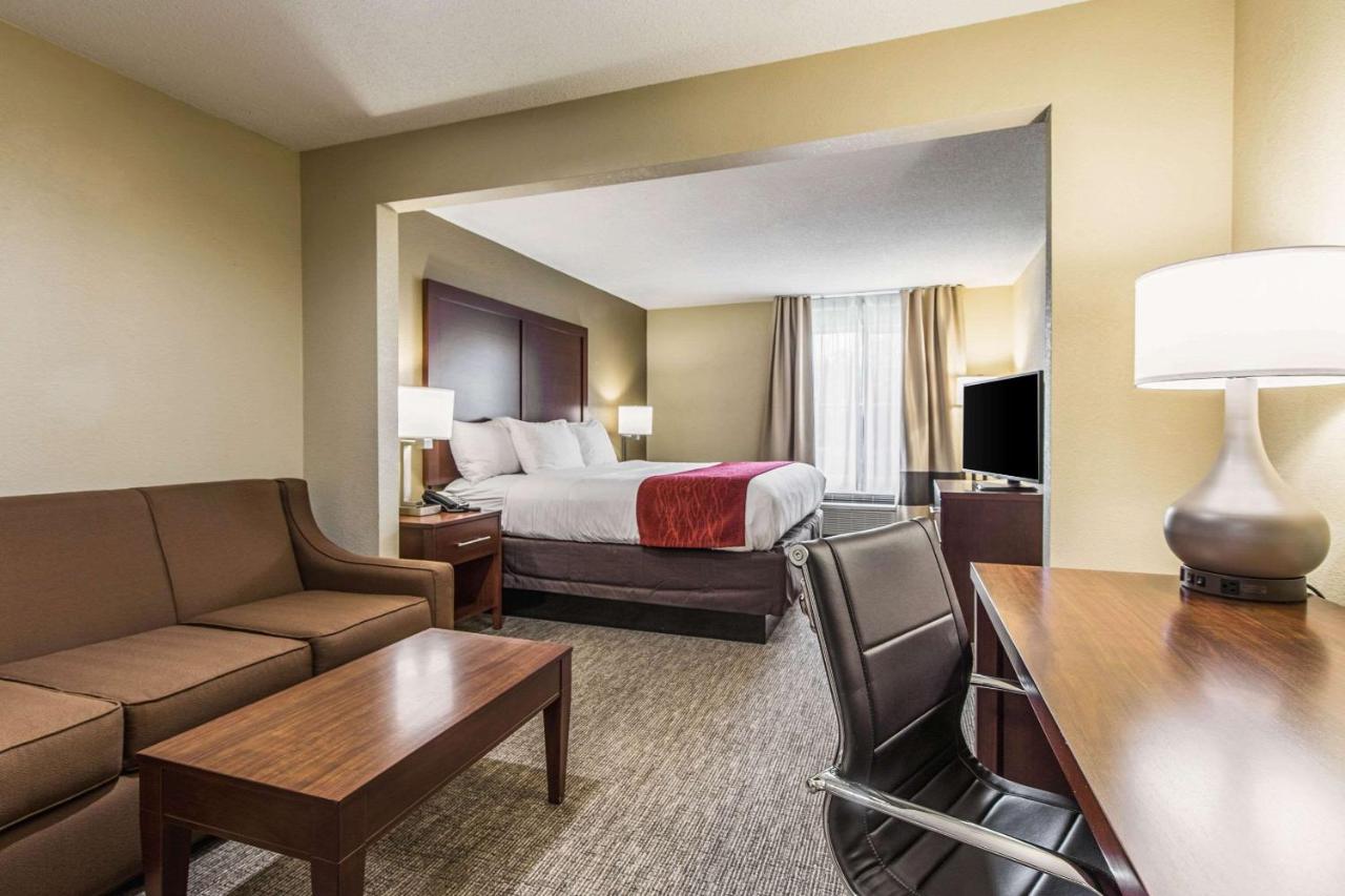 King Suite with Sofa Bed at Comfort Inn & Suites Greenwood near University