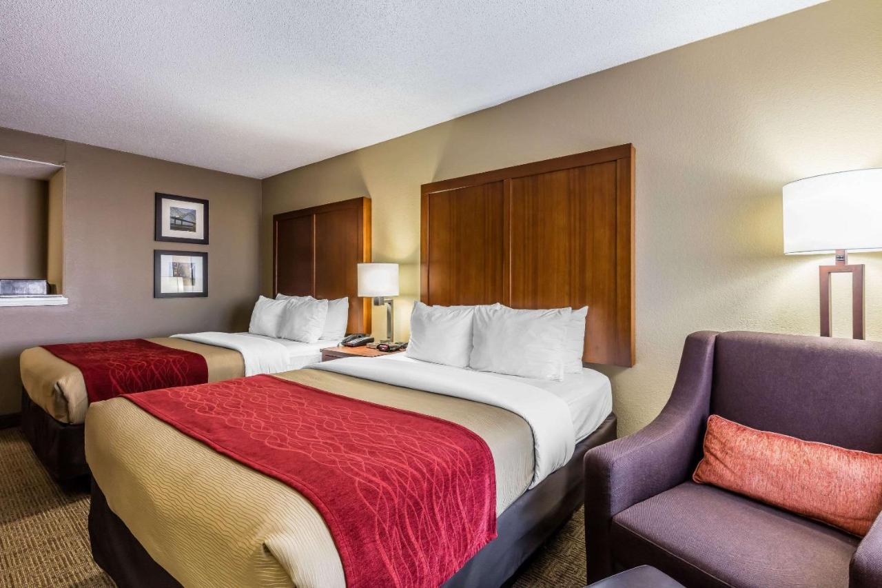 Queen Room with Two Queen Beds - Mobility Accessible - Non-Smoking at Comfort Inn & Suites Airport - American Way