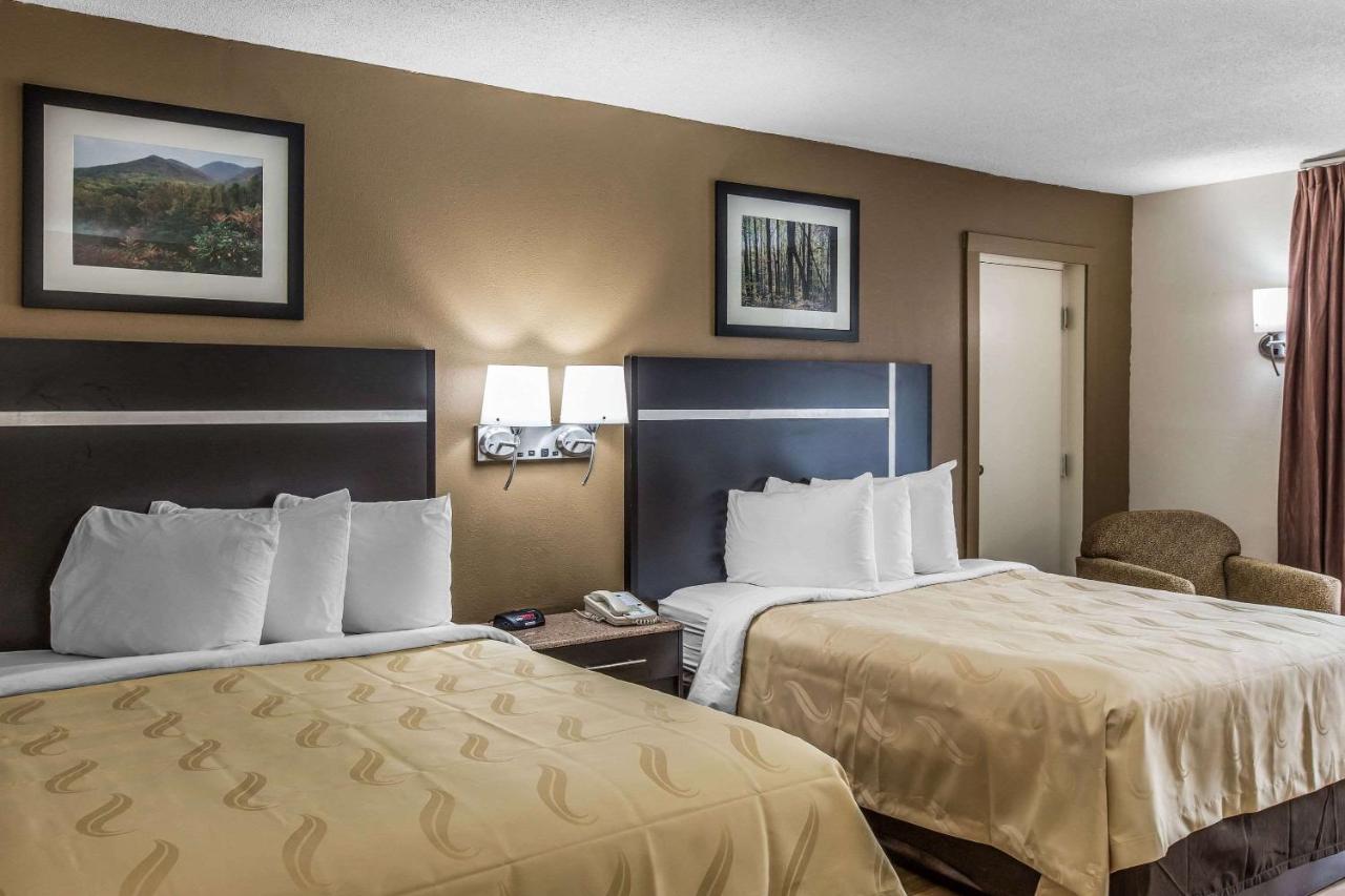 Standard Room with Two Queen Beds with Fireplace and Balcony at Quality Inn & Suites Gatlinburg North