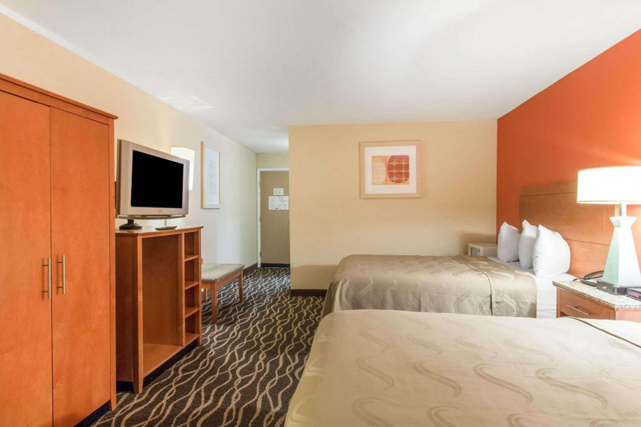Double Room with Two Double Beds at Quality Inn & Suites I-35 near Frost Bank Center