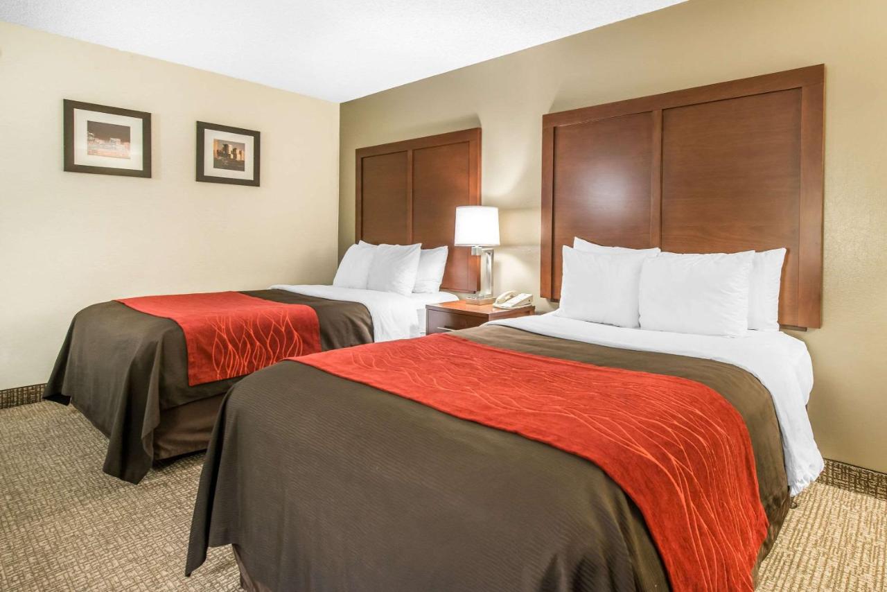 Double Room with Two Double Beds - Non-Smoking at Budget Inn - Denver East