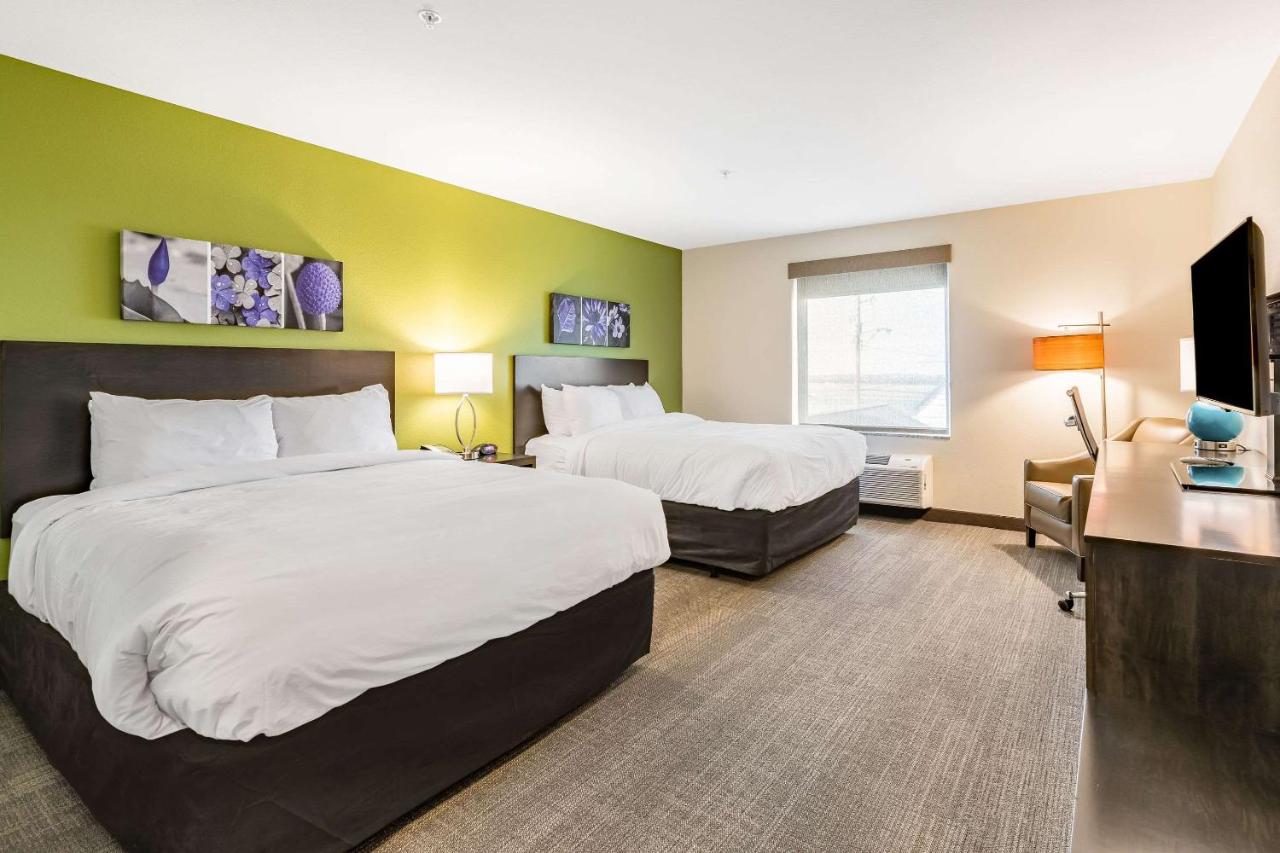Queen Room with Two Queen Beds - Non-Smoking/Pet Friendly at Sleep Inn & Suites Mt. Hope near Auction & Event Center